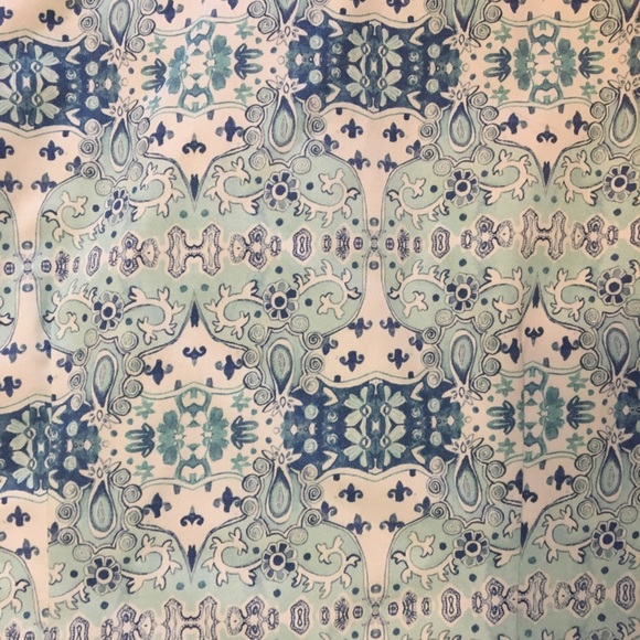 Kaeli Smith Strapless Blue and White Dress- Sz 0 - Picture 4 of 7